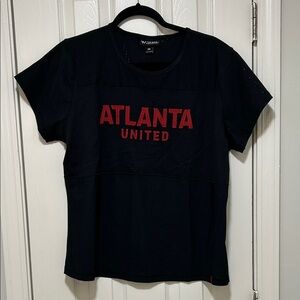 Women's Black Short-Sleeve Graphic Tee